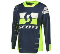 Scott Enduro Maillot de motocross, bleu/jaune, Taille M