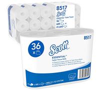 Scott Essential Papier toilette 2 épaisseurs 8517 - 36 x petit rouleaux de 600 feuilles (21 600 au total)