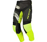 Scott Evo Dirt Caviar Black Pantalons de motocross, noir-jaune, taille 34 pour homme