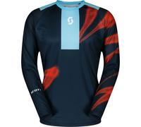 Scott Evo Dirt S25, maillot M Bleu Foncé/Bleu Clair/Rouge Bleu Foncé/Bleu Clair/Rouge