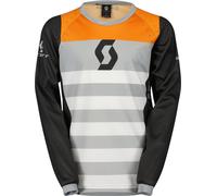 Scott Evo Race Maillot de motocross pour enfants, Noir/Gris/Orange, Taille S