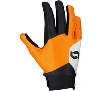 Scott Evo Track Gants de motocross, noir-orange, taille S pour homme