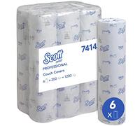 Scott Extra Drap d'examen (51W) 7415 - 6 rouleaux de 200 formats, 2 épaisseurs, blancs