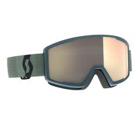 Scott - Masque de ski photochromique - Factor Pro LS Soft Green/Black AMP LS Bronze Chrome S1-3 - Vert Vert