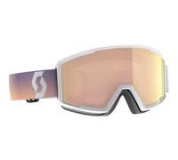 Scott - Factor Pro White Soft Pink Amp Rose Chrome - Masque de Ski
