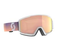 Scott - Factor Pro White Soft Pink Amp Rose Chrome - Masque de Ski