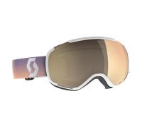 Scott - Masque de ski - Faze Ii Ls White / Soft Pink / Light Sensitive Bronze Chrome - Rose Rose