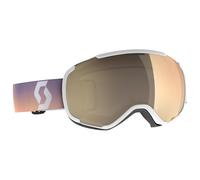 Scott - Masque de ski - Faze Ii Ls White / Soft Pink / Light Sensitive Bronze Chrome - Rose Rose