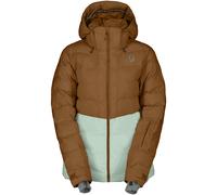 Scott Femme Veste de ski ULTIMATE WARM pain brun-frais vert 24/25 - L