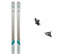 Scott - Fixations de ski freerando - Pack WS Superguide 95 2025 - Blanc Blanc 160 cm