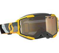 Scott Fury Light Sensitive Camo Lunettes de neige grises/jaunes, Gris/Noir/Jaune