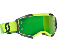 Scott Fury Lunettes de Motocross bleu/jaune, bleu/jaune, Taille unique