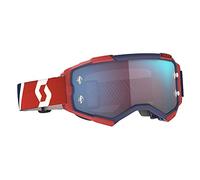 Scott Fury Lunettes de Motocross rouge/bleu, bleu-rouge pour homme