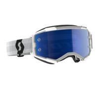 Scott - Fury S1 - Masque VTT - white / glas blue chrome