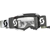 Scott Fury WFS Lunettes de motocross roulantes noires / blanches, noir-blanc pour homme