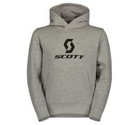 Scott Icon Junior Sweat à capuche décontracté pour enfant Gris chiné 2026 : Taille M (140)