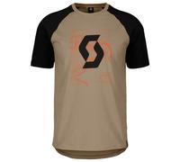 Scott - Icon Raglan S/S - T-shirt - XL - toast beige / black