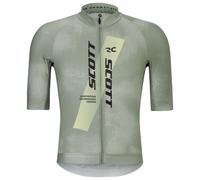 Scott Rc Pro Short Sleeve Jersey Vert M Homme Spray Grey / Acid Yellow