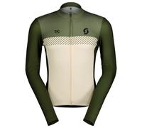 Maillot manches longues RC Team beige/vert L