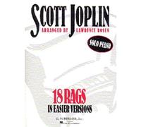 SCOTT JOPLIN 18 RAGS IN EASIER VERSIONS - PIANO SOLO