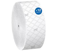 Scott - KCC07006 Essential Jumbo Roll JR. Papier toilette sans noyau (07006), 2 plis, blanc, 12 rouleaux/boîte, 3,5 m