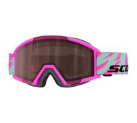 Scott - Kid's Goggle Shield Pro S2 - Masque de ski - neon pink / mint green / silver chrome