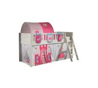 Scott Lit Mezzanine et Rideau Princess, Tunnel et 3 Sacs Rangement