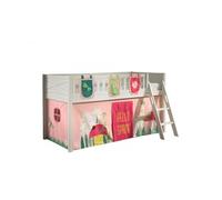 Scott Lit Mezzanine et Rideau Spring Trois Sacs Rangement