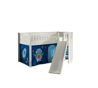 Scott Lit Mezzanine Toboggan et Rideau Astro Bleu G
