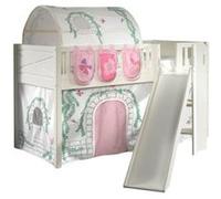 Scott Lit Mezzanine Toboggan et Rideau Birdy, Tunnel et Ses 3 Sacs Rangement Assortis