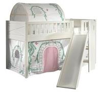 Scott Lit Mezzanine Toboggan et Rideau Birdy Tunnel Multicolore