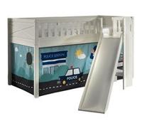 Scott Lit Mezzanine Toboggan et Rideau Police Vert G