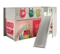 Scott Lit Mezzanine Toboggan et Rideau Spring Trois Sacs Rangement
