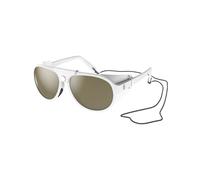 Scott - Lunettes de soleil - Cervina White Brown en Cuir - Blanc Blanc