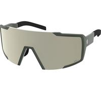 Scott - Lunettes de soleil - Shield Kaki Green Amp White Chrome S2 Kaki