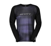 SCOTT Tee M's Trail Tuned Ls - Homme - Noir / Violet - taille L- modèle 2025
