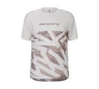 Scott T-shirt Vertic LT S/S Homme - Blanc/Gris Coton - Taille XL (2026)