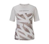Scott Maillot Vertic LT S/S pour dames blanc