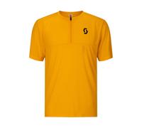 Scott Maillot Vertic Zip Manches Courtes orange