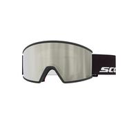 Scott - Masque de ski - Ambit Black AMP White Chrome S2 en Silicone - Noir Noir