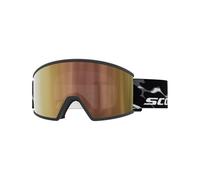 Scott - Masque de ski photochromique - Ambit Light Sensitive Granite Black/White AMP LS Cinnamon Chrome S1-3 en Silicone - Gris Gris