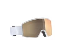 Scott - Masque de ski photochromique - Ambit LS Mineral White AMP LS Bronze Chrome S1-3 en Silicone - Blanc Blanc