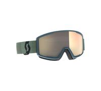 Scott - Masque de ski photochromique - Factor Pro LS Soft Green/Black AMP LS Bronze Chrome S1-3 - Vert Vert