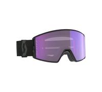 Scott - Masque de ski photochromique - React LS Mineral Black AMP LS Blue Chrome S2-4 - Noir Noir