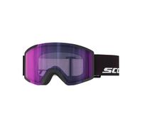 Scott - Masque de ski photochromique - Shield Light Sensitive Black AMP LS Blue Chrome S2-4 - Noir Noir