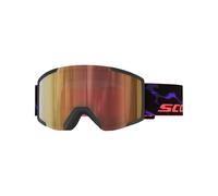 Scott - Masque de ski photochromique - Shield Light Sensitive Black/Purple AMP LS Cinnamon Chrome S1-3 - Noir Noir