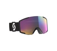 Scott - Masque de ski - Shield Mineral Black/White AMP Teal Chrome S2 - Noir Noir