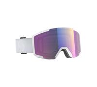 Scott - Masque de ski - Shield Mineral White AMP Teal Chrome S2 - Blanc Blanc