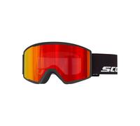 Scott - Masque de ski - Trace Pro Black Red Chrome S3 en Silicone - Noir Noir