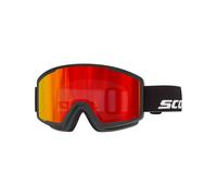Scott - Masque de ski - Trace Pro Compact Black Red Chrome S3 en Silicone - Noir Noir